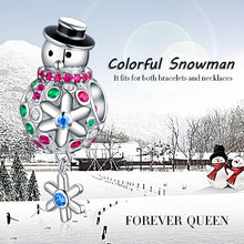 Load image into Gallery viewer, Christmas Snowman Charm