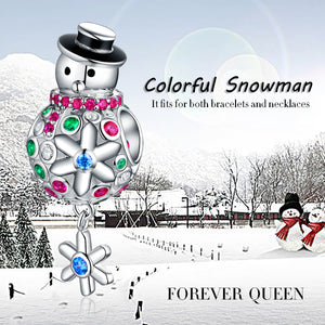 Christmas Snowman Charm