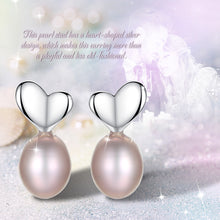 Load image into Gallery viewer, Women’s Round Pearl Ear Stud