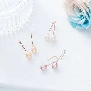 Pearl Pendant Earrings