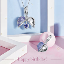 Load image into Gallery viewer, Birthstone Heart Pendant