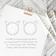 Load image into Gallery viewer, Cat Earrings