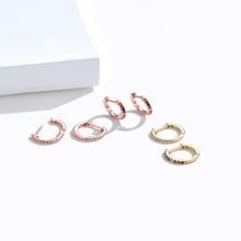 Load image into Gallery viewer, Silver Hoop Earrings for Women