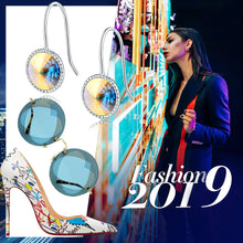 Load image into Gallery viewer, Aurora Ball Crystal Earrings