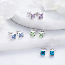 Load image into Gallery viewer, Cubic Crystal Earrings