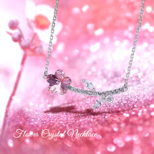 Load image into Gallery viewer, Flower of happiness Crystal Necklace