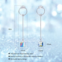 Load image into Gallery viewer, Crystal hanging Earrings