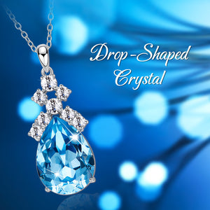 Blue Eye Crystal Necklace