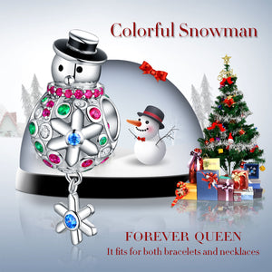 Christmas Snowman Charm