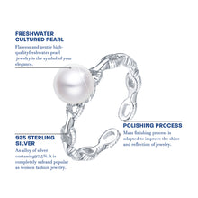 Load image into Gallery viewer, Sterling Silver Pearl Ring