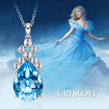 Load image into Gallery viewer, Blue Eye Crystal Necklace