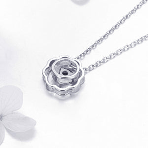 Flower Pendant Necklace