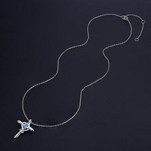 Load image into Gallery viewer, Love angel wings Heart Necklace