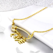 Load image into Gallery viewer, Pin &quot;love&quot; Necklace