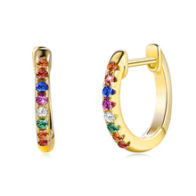 Load image into Gallery viewer, Silver Hoop Earrings for Women