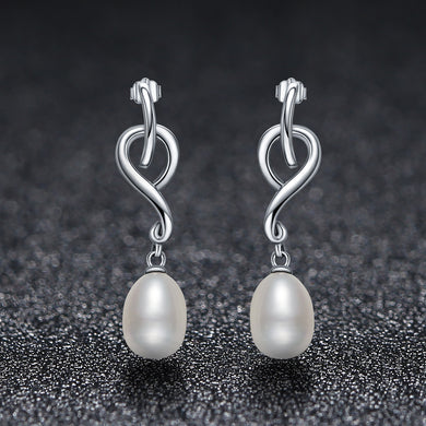 Shell Pearl Drop Long Earing