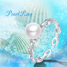 Load image into Gallery viewer, Sterling Silver Pearl Ring